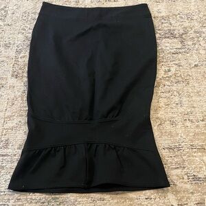 Gucci Black Pencil Skirt